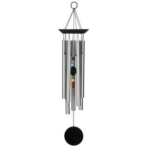 Chakra Chime Seven Stones – Woodstock Chimes – Large Black